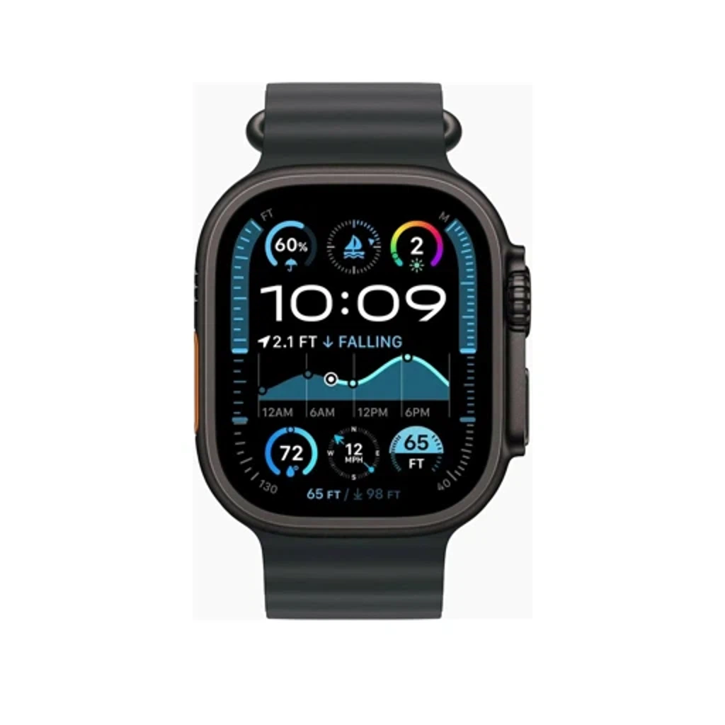 Умные часы Apple Watch Ultra 2 2024 GPS + Cellular 49mm Black Titanium Case with Black Ocean Band (MX4P3)